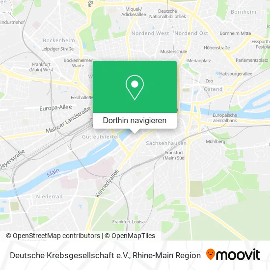 Deutsche Krebsgesellschaft e.V. Karte