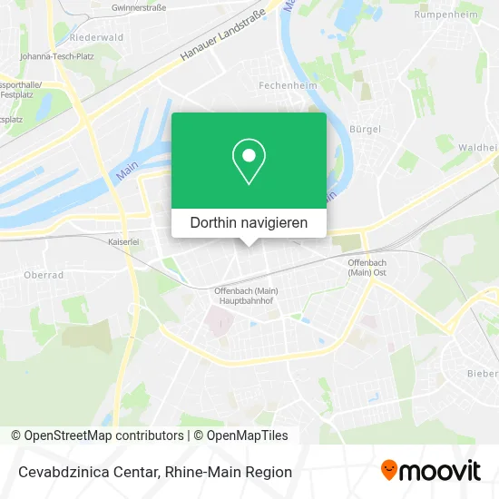 Cevabdzinica Centar Karte