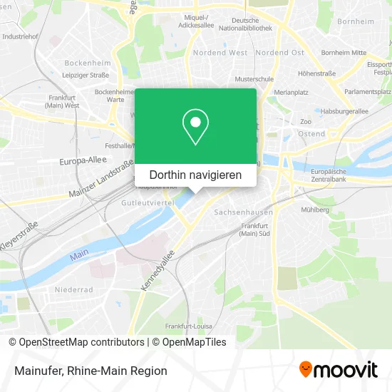 Mainufer Karte