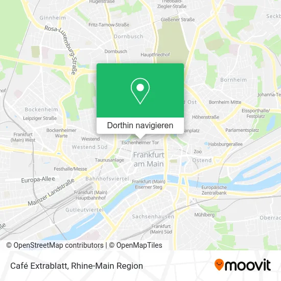 Café Extrablatt Karte