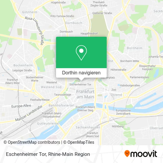 Eschenheimer Tor Karte