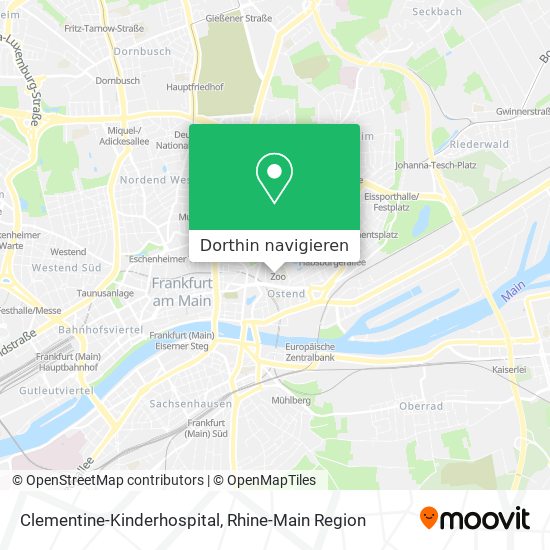 Clementine-Kinderhospital Karte