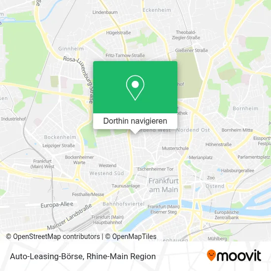 Auto-Leasing-Börse Karte