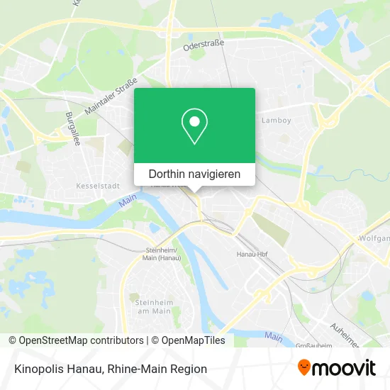 Kinopolis Hanau Karte