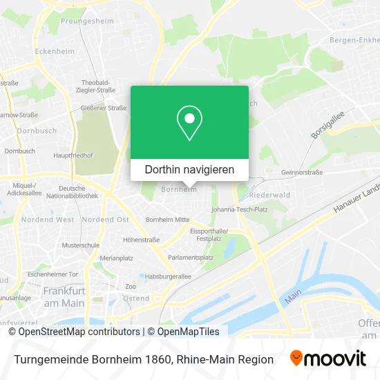 Turngemeinde Bornheim 1860 Karte