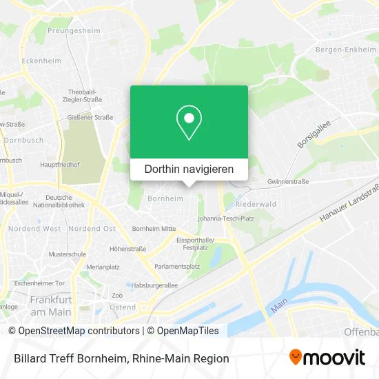 Billard Treff Bornheim Karte