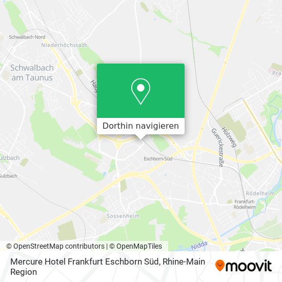 Mercure Hotel Frankfurt Eschborn Süd Karte