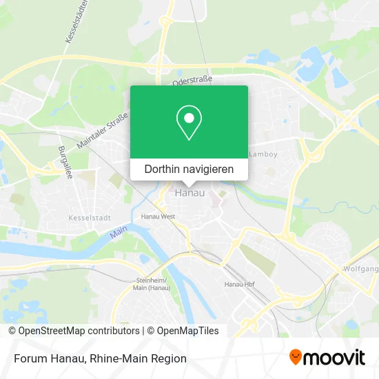 Forum Hanau Karte