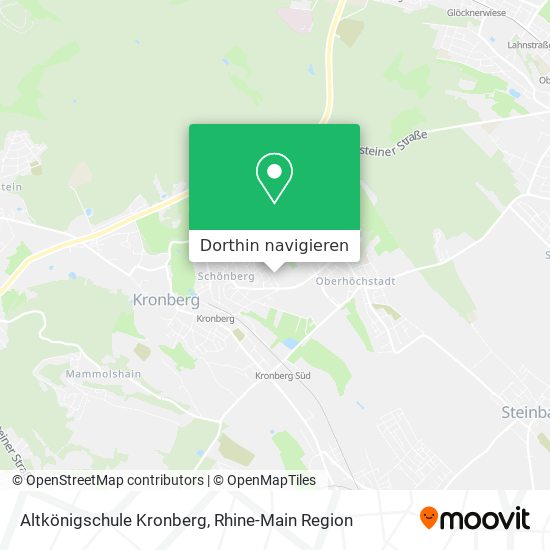 Altkönigschule Kronberg Karte