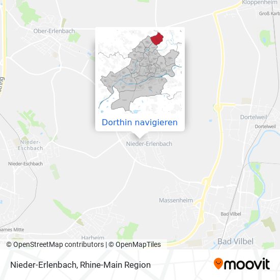 Nieder-Erlenbach Karte
