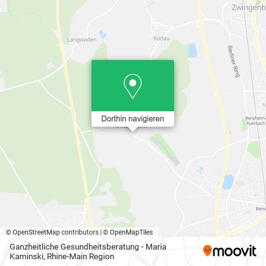 Ganzheitliche Gesundheitsberatung - Maria Kaminski Karte
