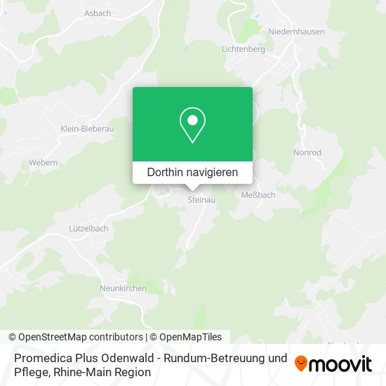 Promedica Plus Odenwald - Rundum-Betreuung und Pflege Karte