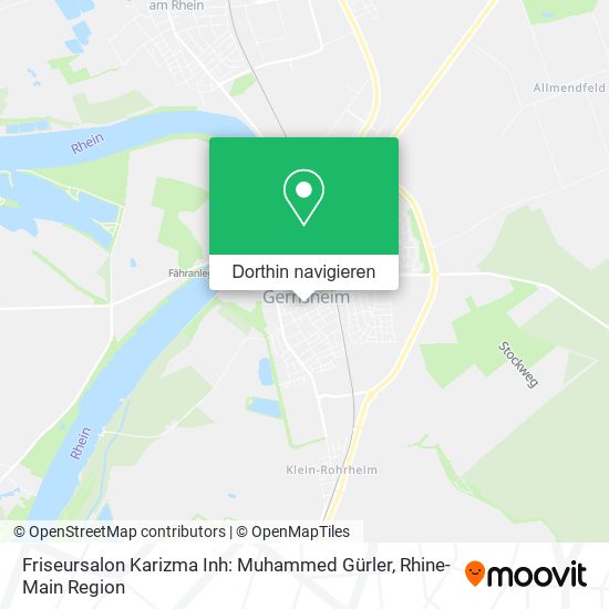 Friseursalon Karizma Inh: Muhammed Gürler Karte
