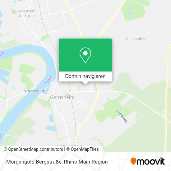 Morgengold Bergstraße Karte