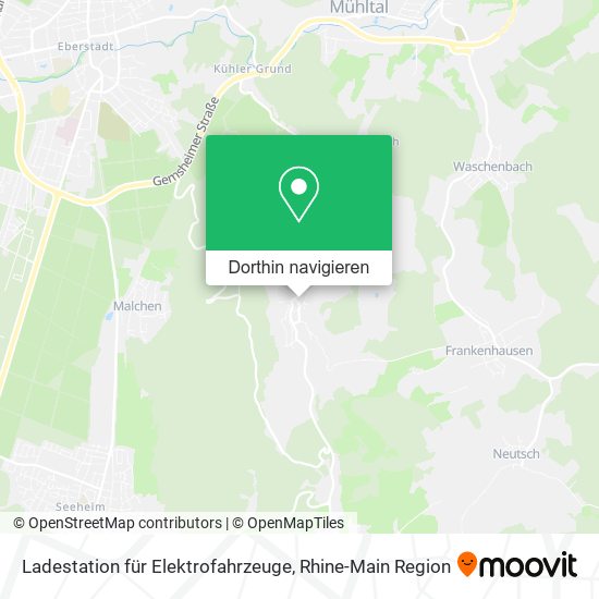 Ladestation für Elektrofahrzeuge Karte