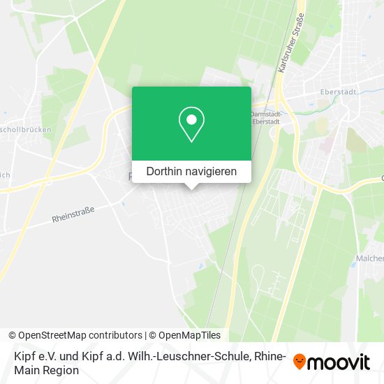 Kipf e.V. und Kipf a.d. Wilh.-Leuschner-Schule Karte