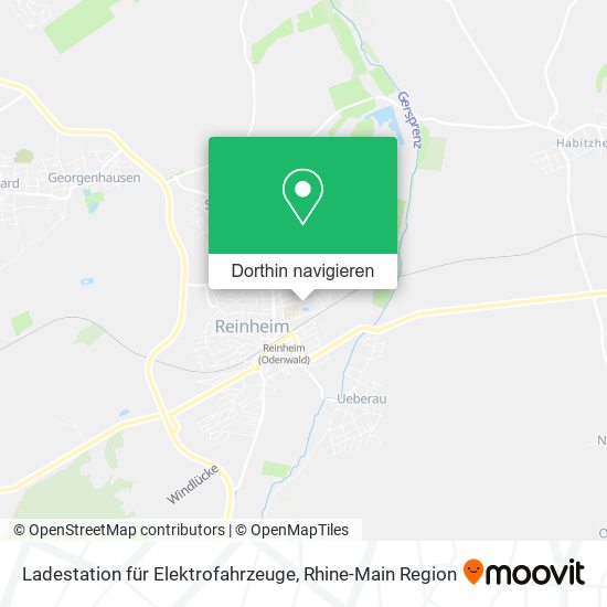 Ladestation für Elektrofahrzeuge Karte
