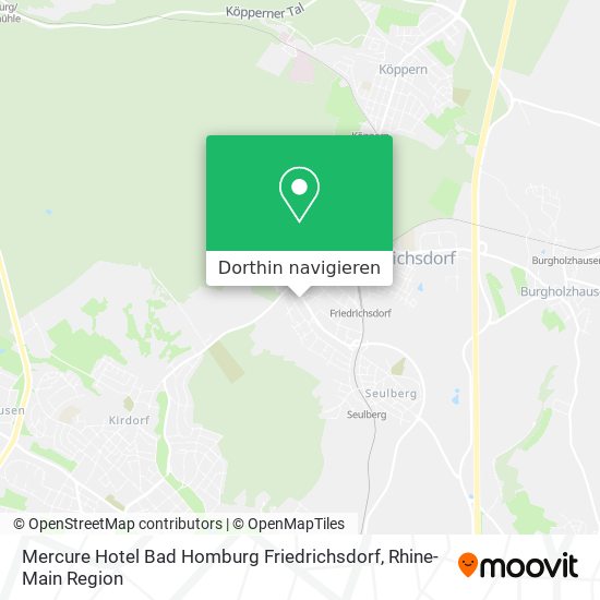 Mercure Hotel Bad Homburg Friedrichsdorf Karte