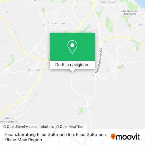Finanzberatung Elias Gaßmann Inh. Elias Gaßmann Karte
