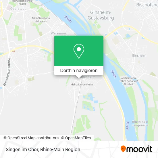 Singen im Chor Karte