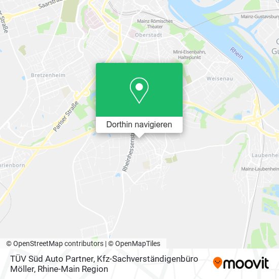 TÜV Süd Auto Partner, Kfz-Sachverständigenbüro Möller Karte