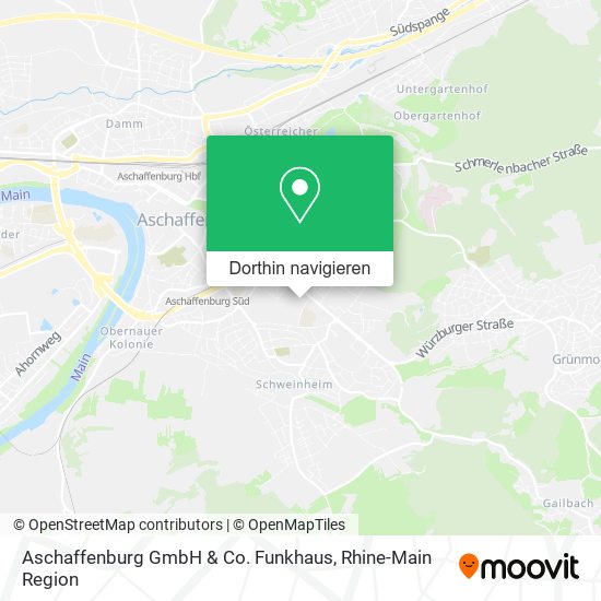 Aschaffenburg GmbH & Co. Funkhaus Karte