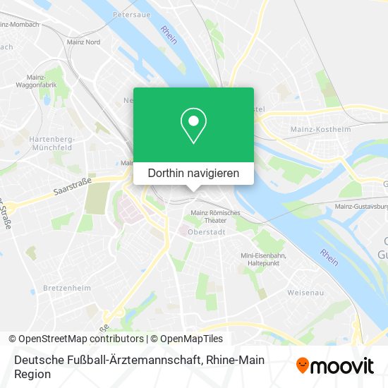 Deutsche Fußball-Ärztemannschaft Karte