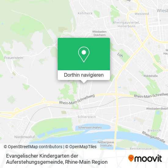 Evangelischer Kindergarten der Auferstehungsgemeinde Karte