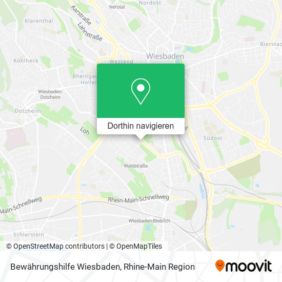 Bewährungshilfe Wiesbaden Karte
