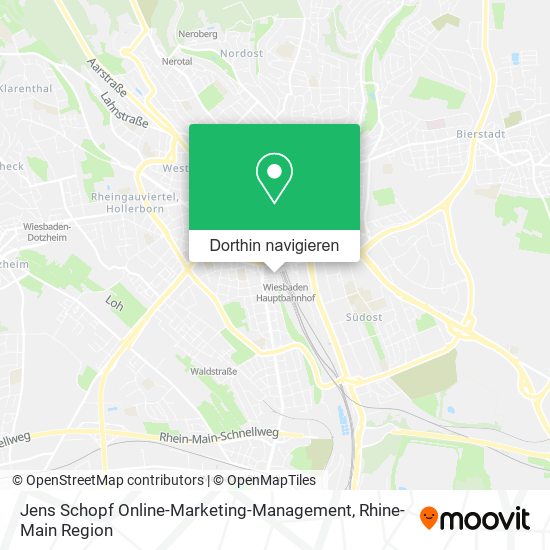 Jens Schopf Online-Marketing-Management Karte