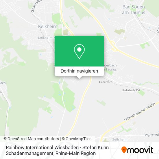 Rainbow International Wiesbaden - Stefan Kuhn Schadenmanagement Karte
