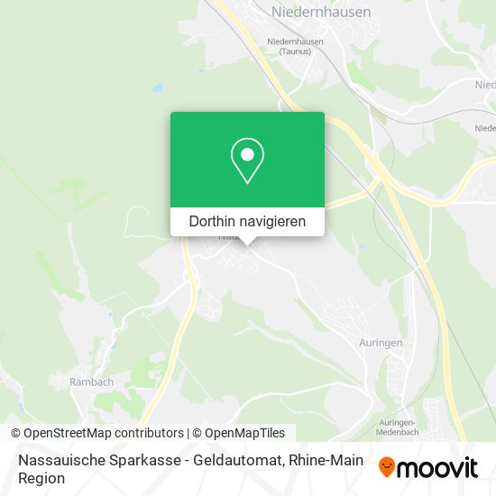 Nassauische Sparkasse - Geldautomat Karte