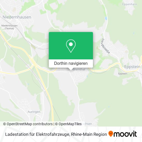 Ladestation für Elektrofahrzeuge Karte
