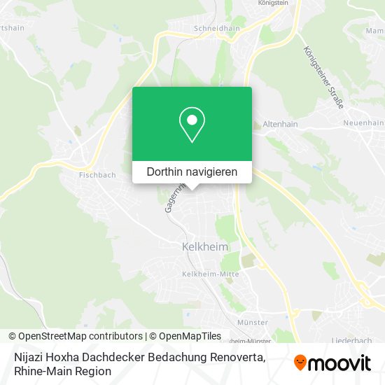 Nijazi Hoxha Dachdecker Bedachung Renoverta Karte