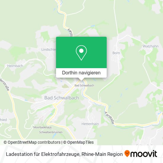 Ladestation für Elektrofahrzeuge Karte