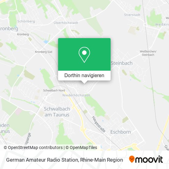 German Amateur Radio Station Karte