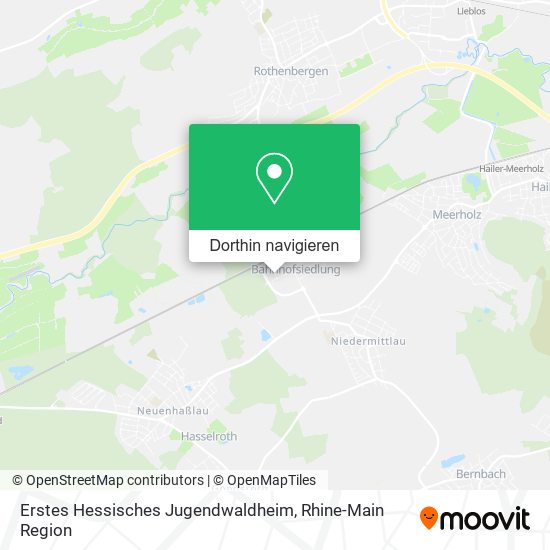 Erstes Hessisches Jugendwaldheim Karte