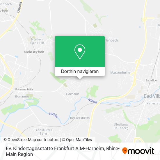 Ev. Kindertagesstätte Frankfurt A.M-Harheim Karte