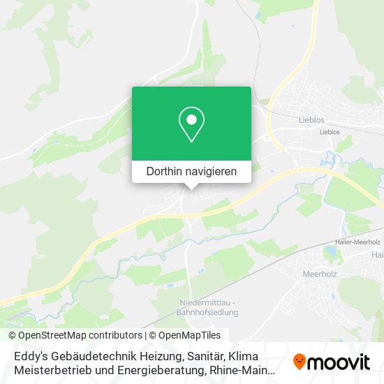 Eddy's Gebäudetechnik Heizung, Sanitär, Klima Meisterbetrieb und Energieberatung Karte