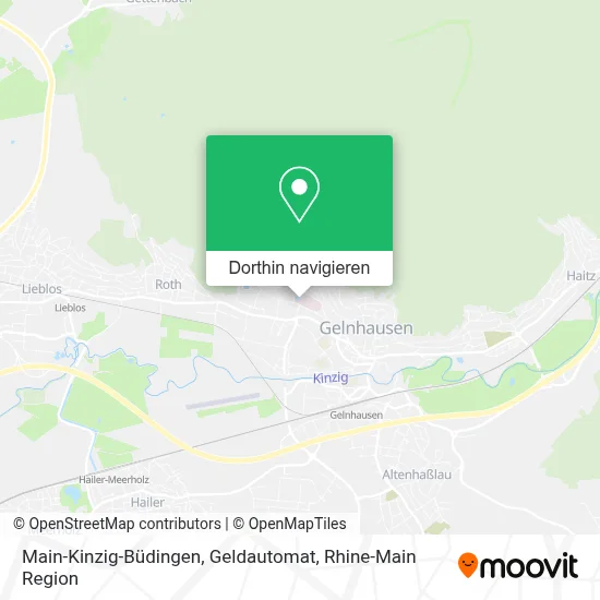 Main-Kinzig-Büdingen, Geldautomat Karte