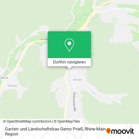 Garten- und Landschaftsbau Gerno Prieß Karte