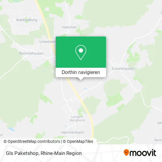 Gls Paketshop Karte