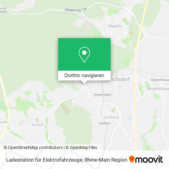 Ladestation für Elektrofahrzeuge Karte