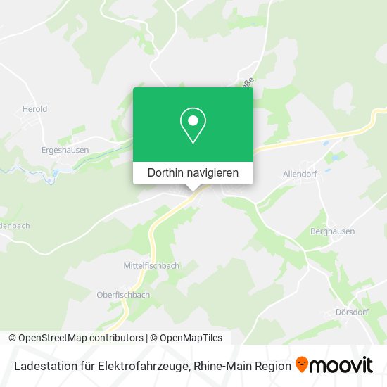 Ladestation für Elektrofahrzeuge Karte