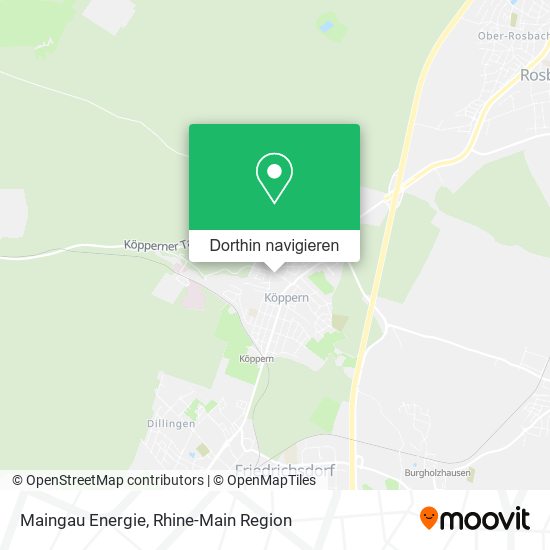 Maingau Energie Karte