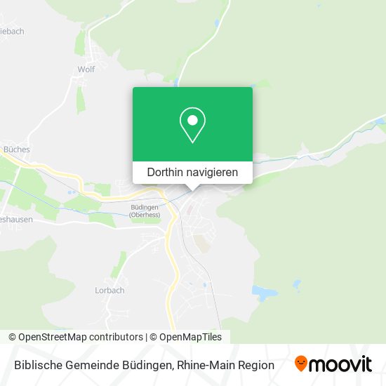 Biblische Gemeinde Büdingen Karte