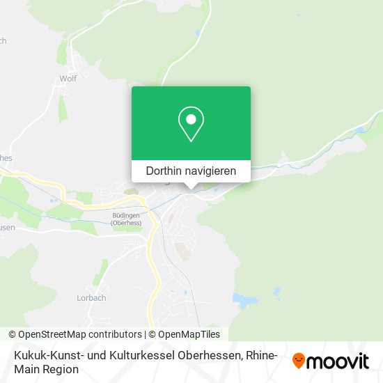 Kukuk-Kunst- und Kulturkessel Oberhessen Karte