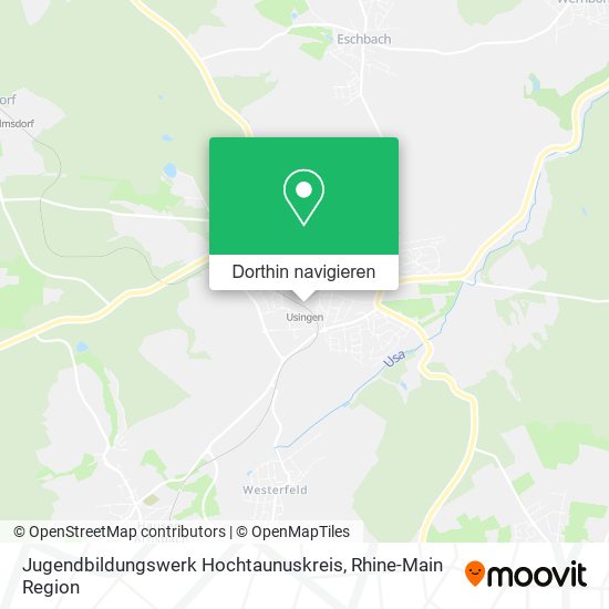 Jugendbildungswerk Hochtaunuskreis Karte