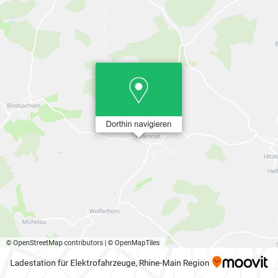 Ladestation für Elektrofahrzeuge Karte