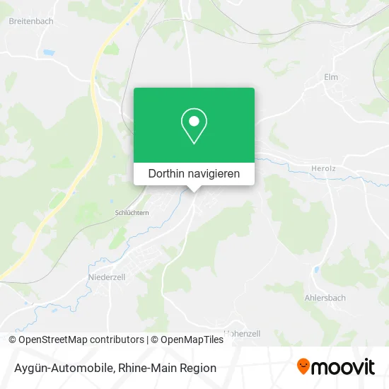 Aygün-Automobile Karte